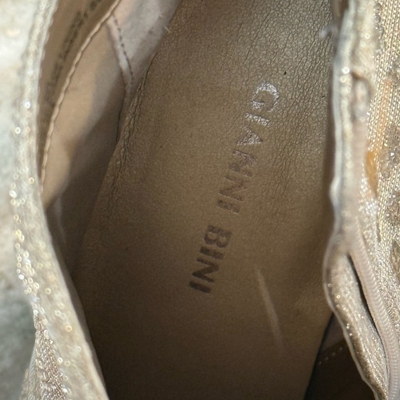 Women’s GIANNI BINI Annina leopard print rhinestone stiletto booties- Size 9 - Picture 7 of 11